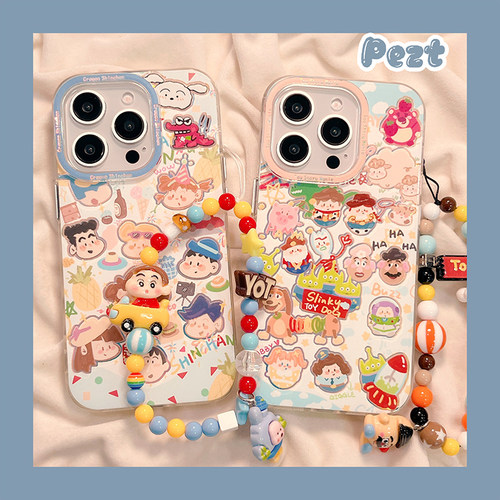 苹果手机壳IMD卡通动画情侣