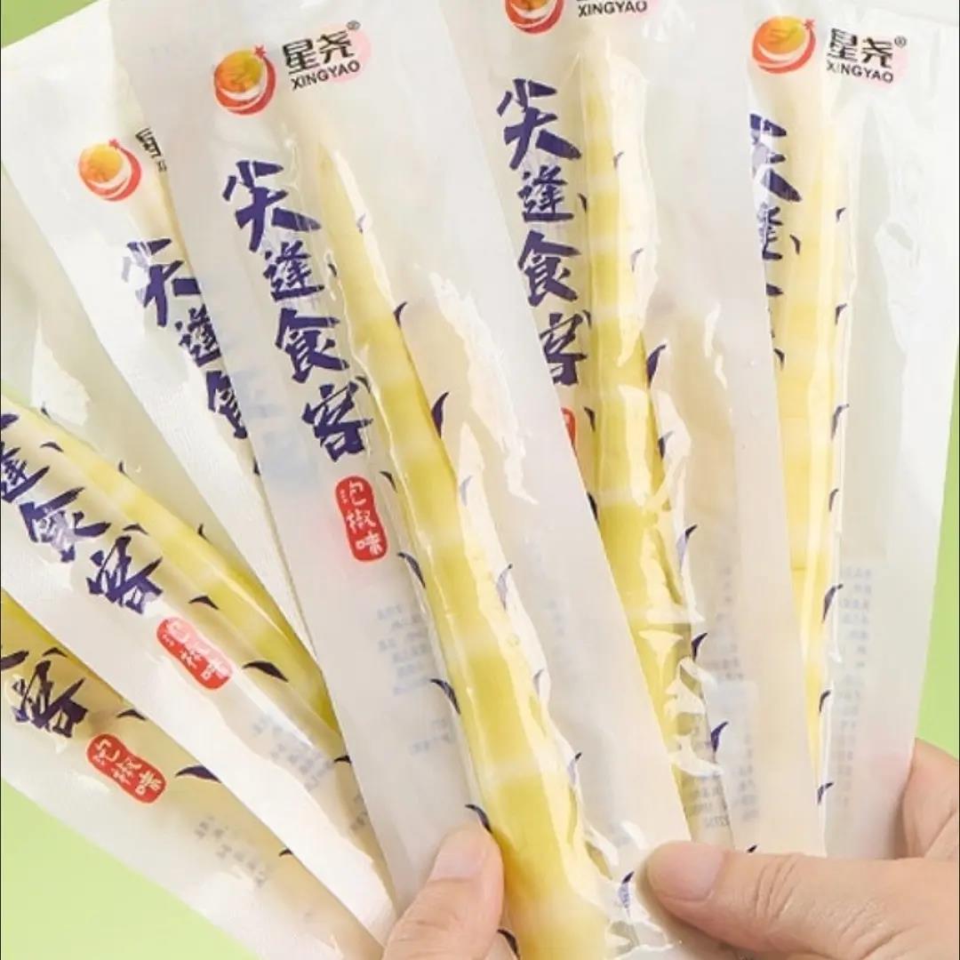 星尧一根笋泡椒竹笋独笋开袋即食超长手剥笋尖罗汉笋山椒味零食