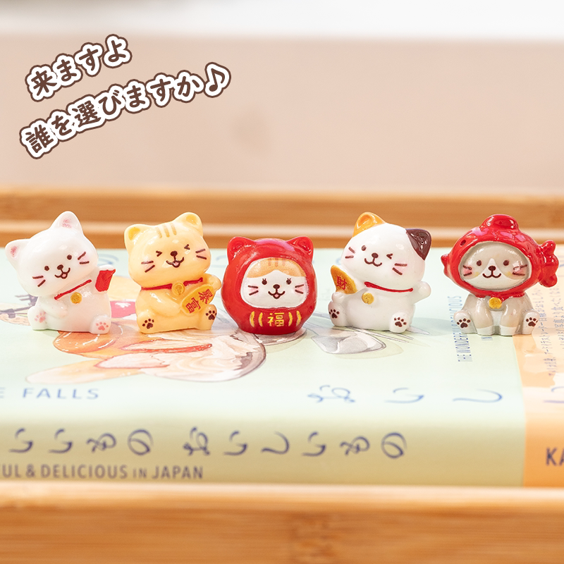 【招财猫咪摆件】HAPiNS可爱玩偶车载汽车中控台萌萌桌面树脂公仔