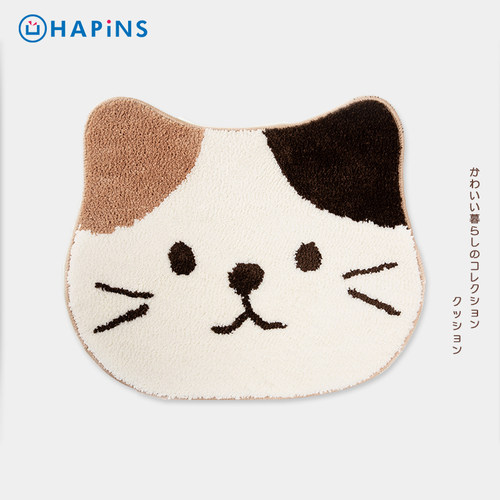 Hapins地毯垫可爱治愈，猫头造型