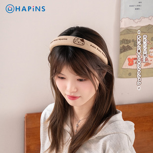 【高颅顶发箍】HAPiNS三花猫可爱发箍女生不勒头洗脸发卡猫咪
