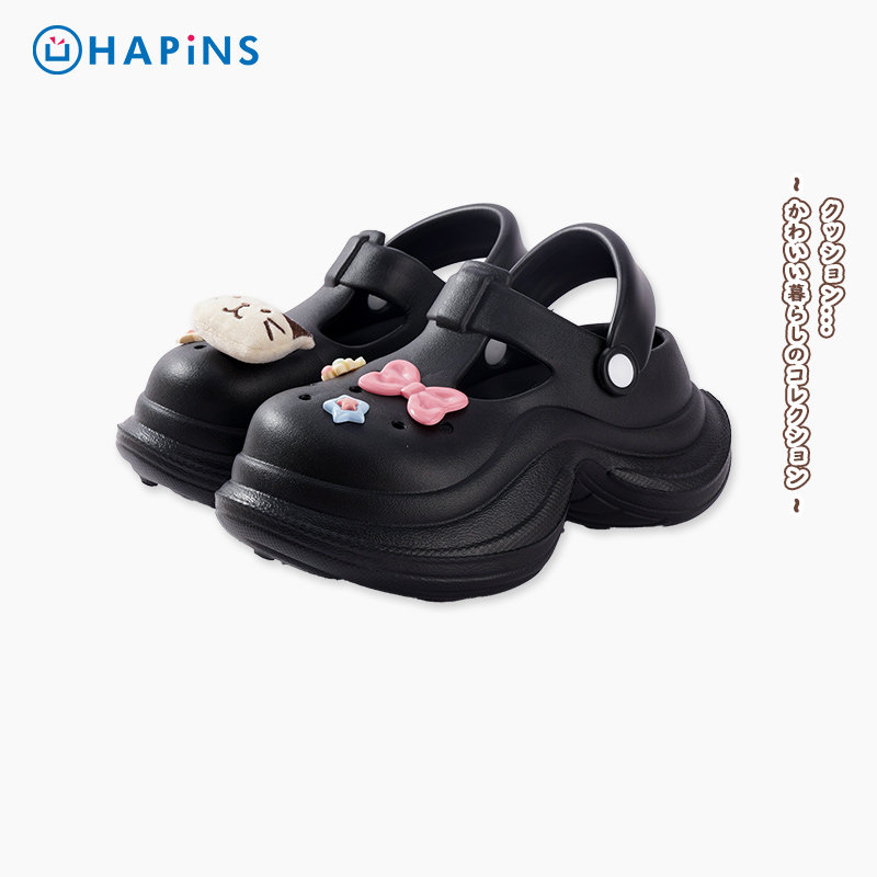 HAPiNS可爱洞洞鞋女2025年夏季透气小猫大头拖鞋外穿厚底凉鞋,模玩/动漫/周边/娃圈三坑/桌游,文化/体育周边,淘宝优惠券,粉丝福利购,淘宝优惠卷