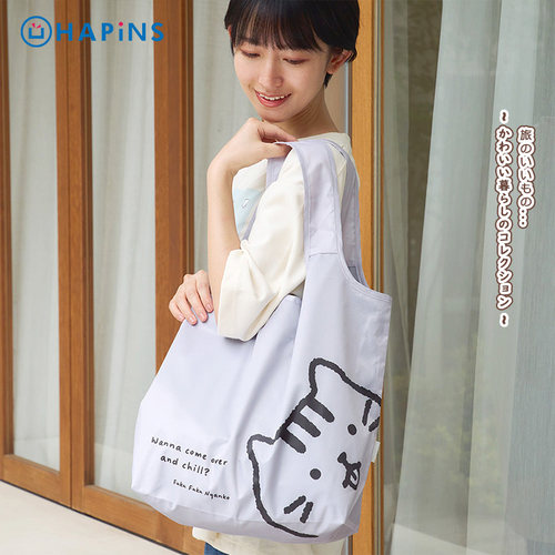 日本HAPiNS猫保温袋加厚铝箔上班族高颜值保暖手提野餐包冷藏袋子