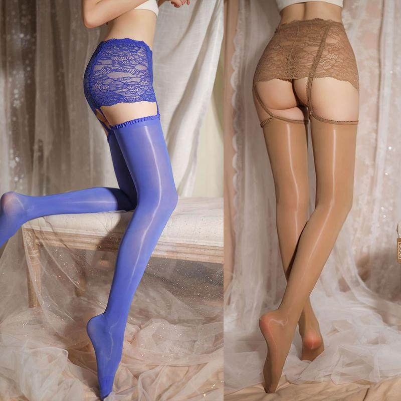 蕾丝一体式吊带袜912针马油光长筒袜子美腿开裆丝袜连裤袜半包臀,女士内衣/男士内衣/家居服,长筒袜,淘宝优惠券,粉丝福利购,淘宝优惠卷
