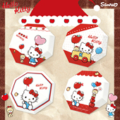 正版 HelloKitty小红靴女可爱凯蒂猫雨伞晴雨两用kt猫折叠太阳伞