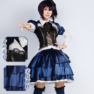 雾都中二病也要谈恋爱cos服小鸟游六花打歌服洋装洛丽塔cosplay