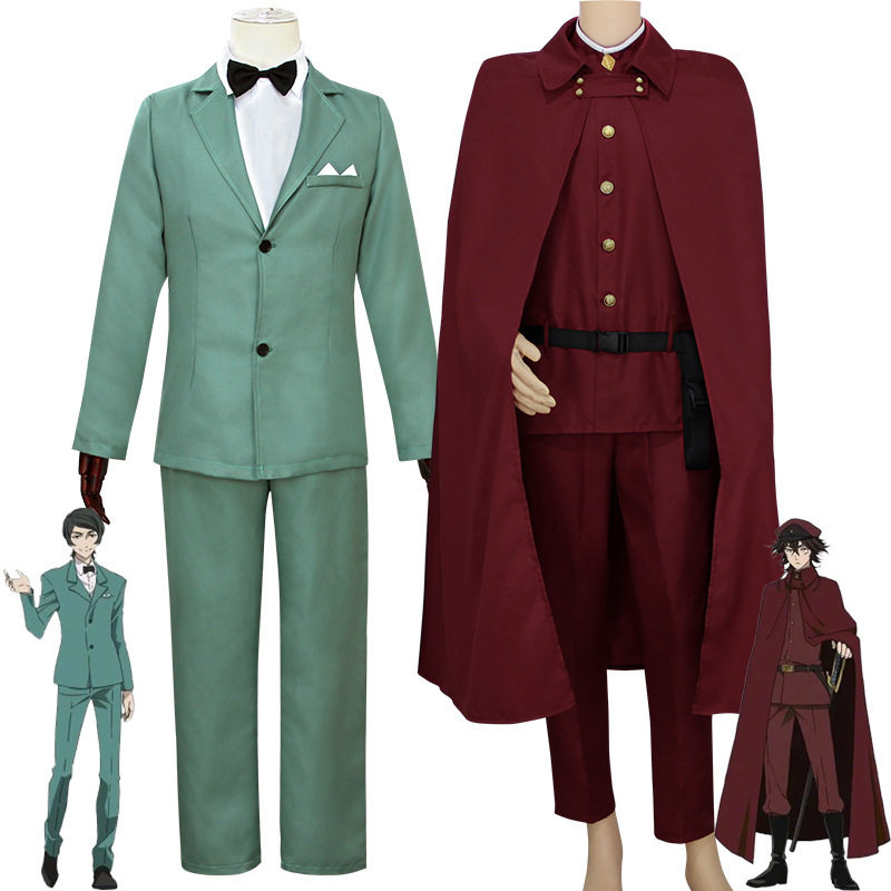 第四季文豪野犬cos小栗虫太郎大仓烨子末广铁肠动漫服装cosplay