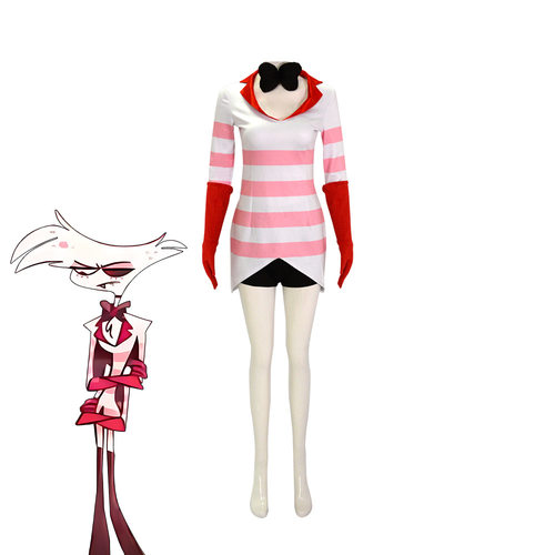 2024新款地狱客栈安吉尔·德斯特cosplay服装ANGELDUST角色扮演