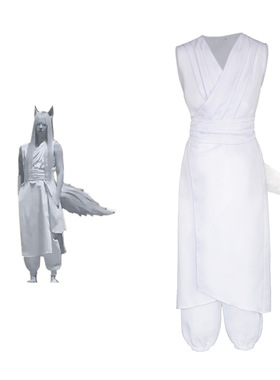 2024真人幽游白书白狐狸cos服漫展白狐coslay白色全套现货工厂