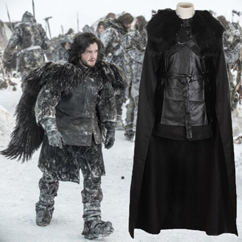 权力的游戏 冰与火之歌COS服琼恩.雪诺Jon Snow Cospaly万圣节