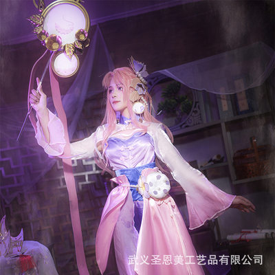 王昭君乞巧织情cosplay 王者荣耀七夕套装cos服 动漫游戏服装假发