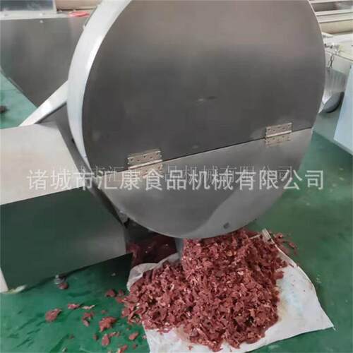 机械冻肉盘无需解冻刨肉设备速不锈钢圆盘无骨冻肉刨片机