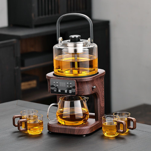 2026新款煮茶壶萃茶机底部上水自动煮茶器纯钛养生壶多功能茶饮机