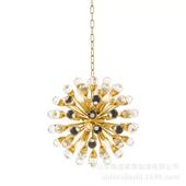 轻奢全铜简约个性 吊灯设计师网红餐厅创意客厅卧室圆形吊灯灯饰