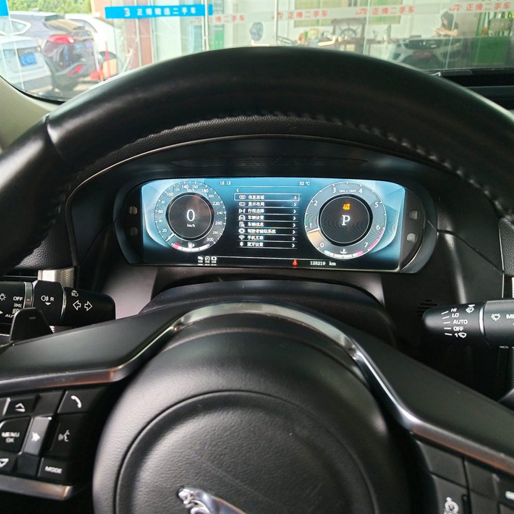 适用于16-19款捷豹XFL液晶仪表12.3寸全液晶仪表盘带无线Carplay
