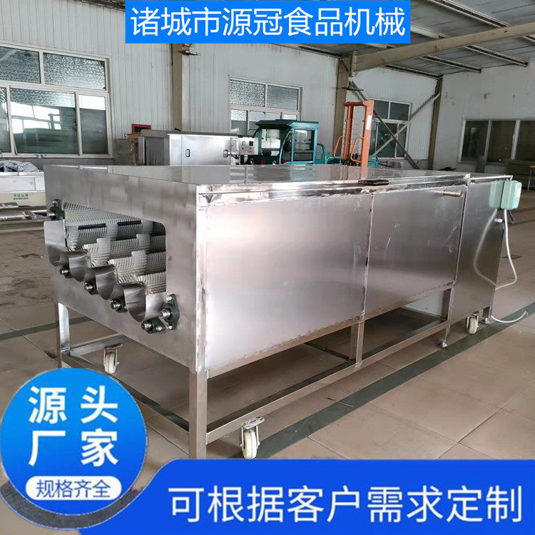 大型萝卜清洗机YG-12胡萝卜去泥机农场用根茎类蔬菜清洗设备