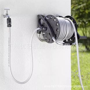 CLABER嘉霸花园庭院软管卷管器8884水管收纳架15米水管架套装