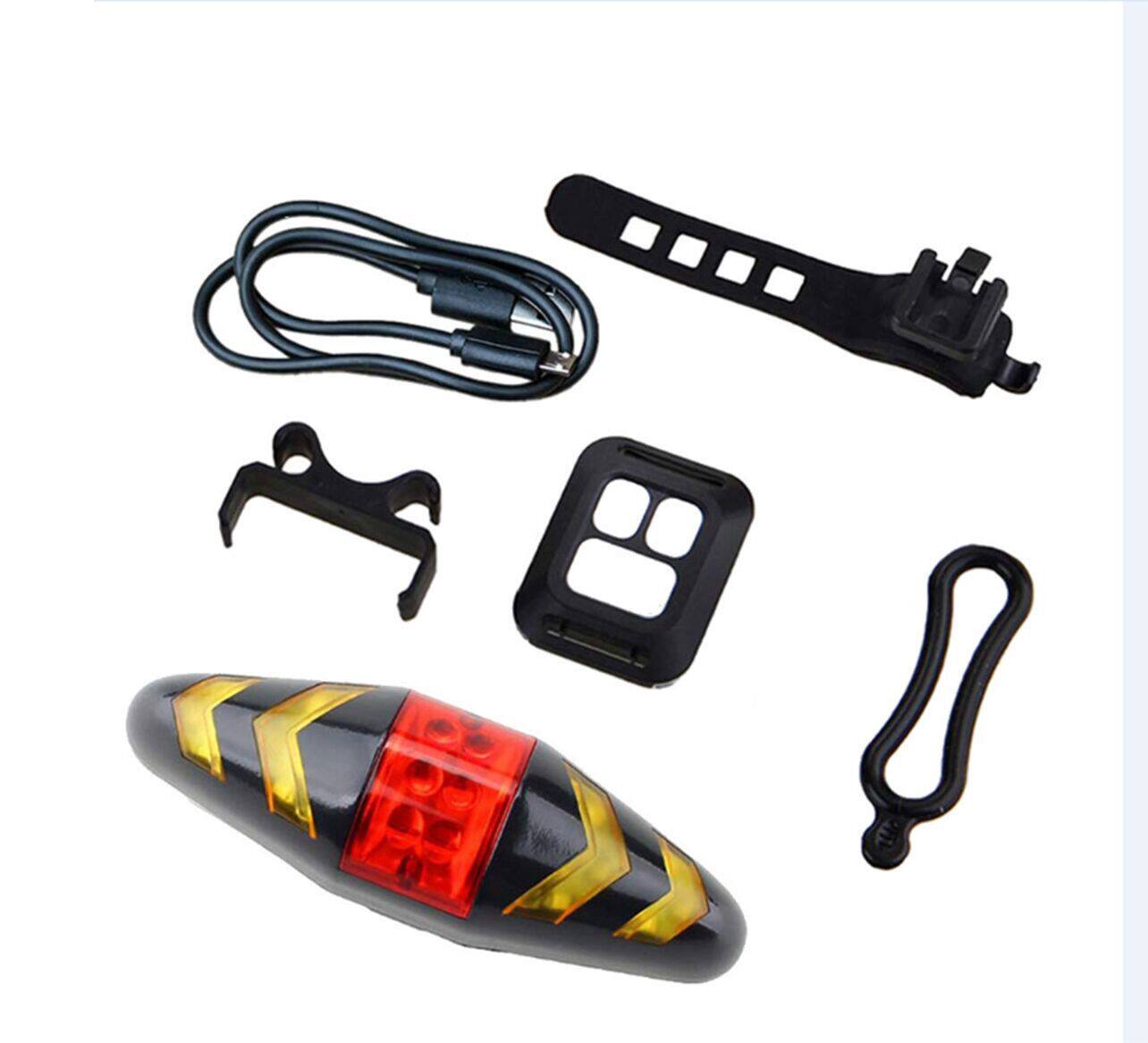 新款自行车转向灯 无线遥控山地车尾灯骑行灯前灯方向警示灯