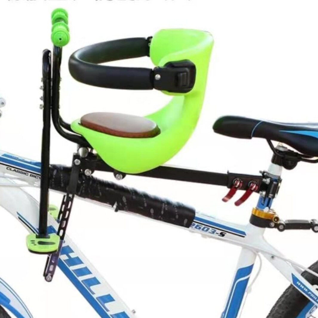 自行车车儿童快拆座椅 放心宝宝座椅 前置山地车座椅用品