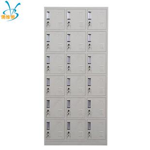 香河铁柜办公家具十八门更衣柜简约文件柜18门职员档案铁皮柜