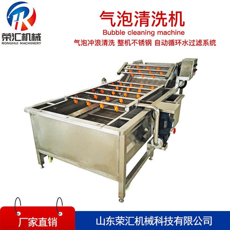商用多功能果蔬清洗机 中央厨房叶菜类气泡清洗机 适用净菜加工