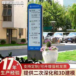 漂流景区指示牌户外不锈钢烤漆特色风格焊接指示牌售票处引导牌