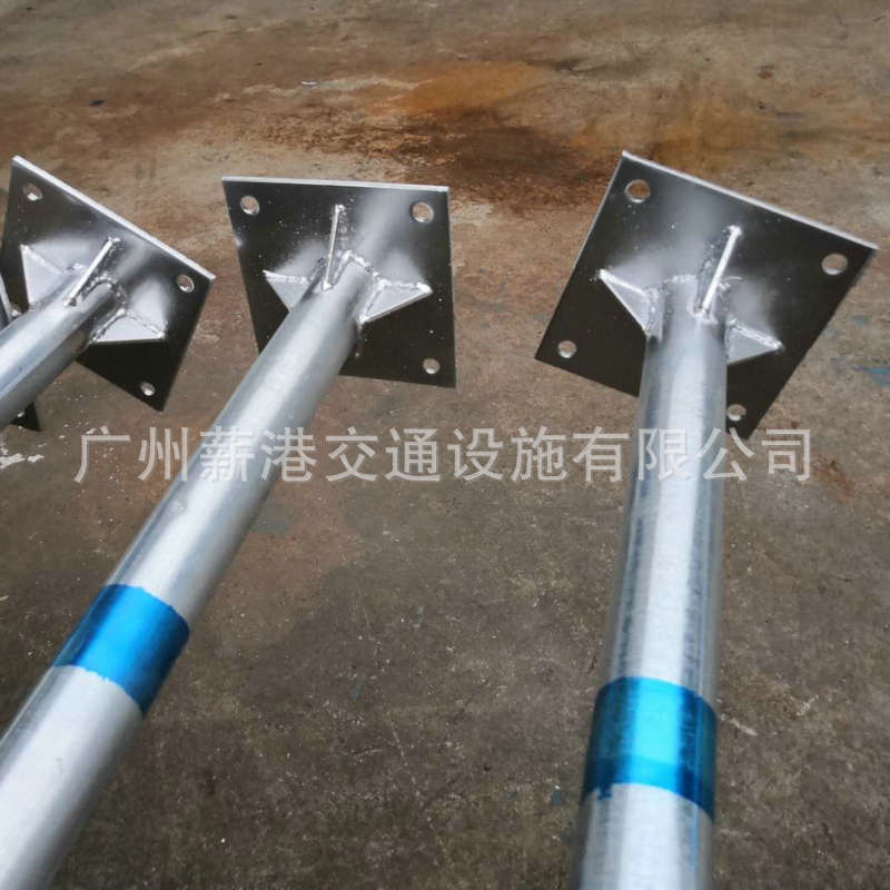道路交通F悬臂八角标志杆定制