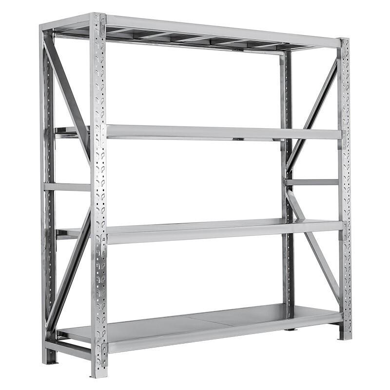 赫德世嘉304不锈钢货架商用多层重型置物架冷仓库仓储地下室储物