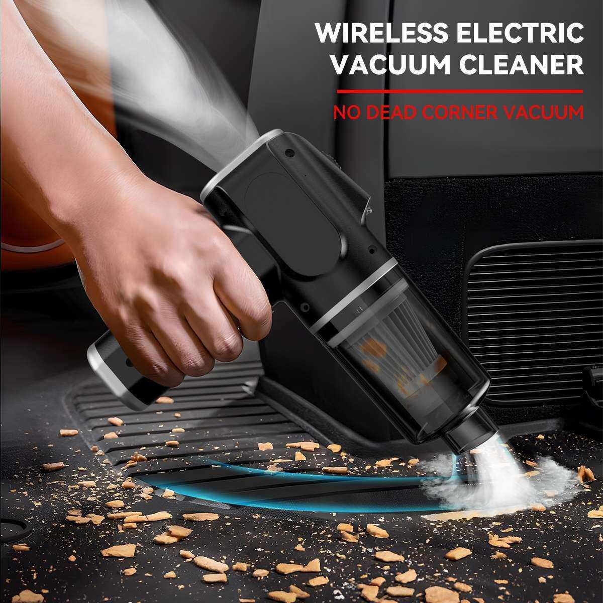 新款车载吸尘器吸吹两用多功能手持无线超强大功率吸力机直销