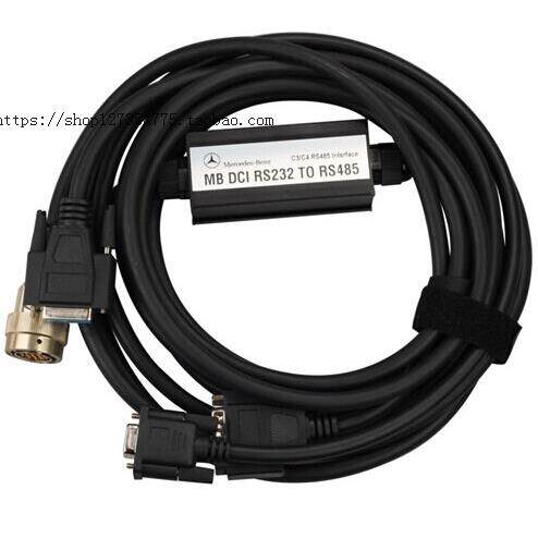 现货奔驰诊断线C3带pcb板RS232toRS485CableforMBSTARC3