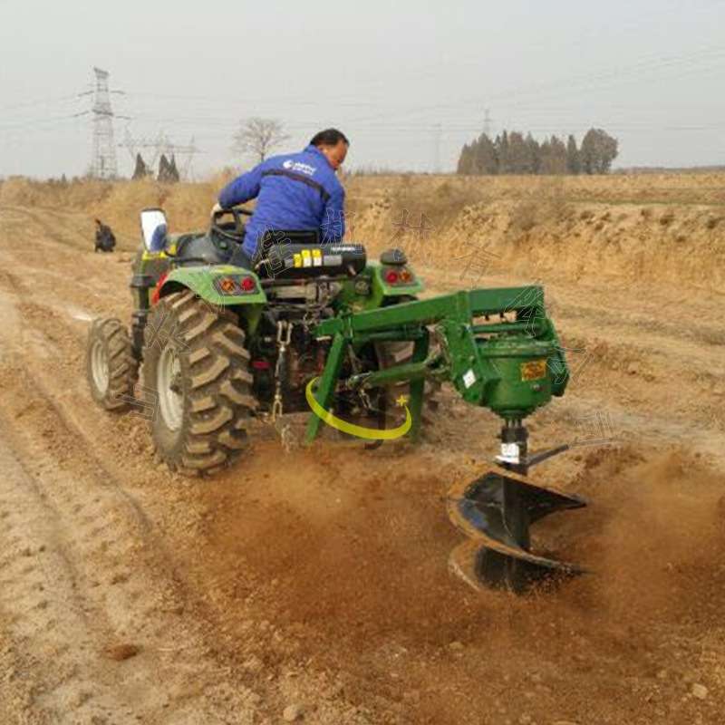 四轮车载式挖坑机 农业机械树木种植挖坑机 大小型螺旋种树挖坑机