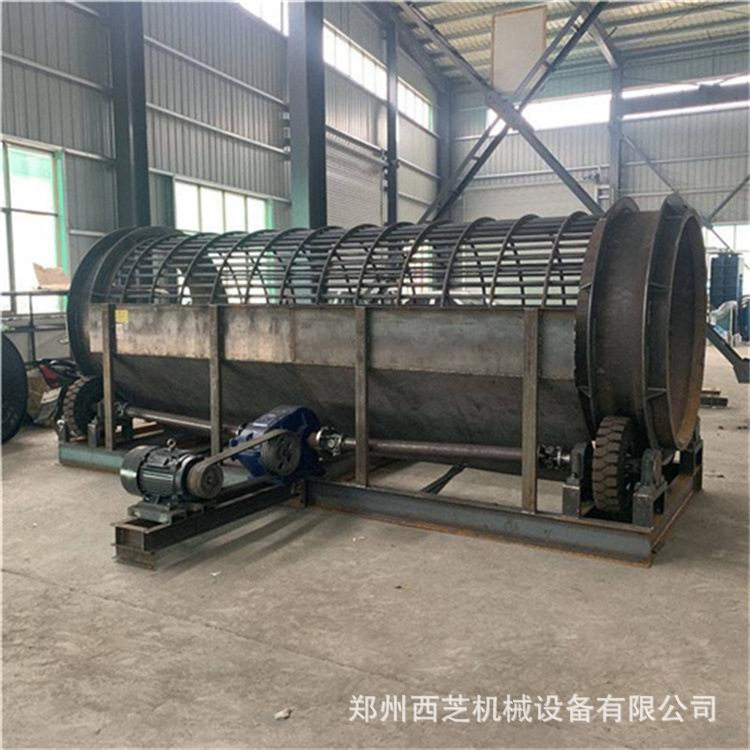 矿山用电动滚筒筛垃圾分类细沙