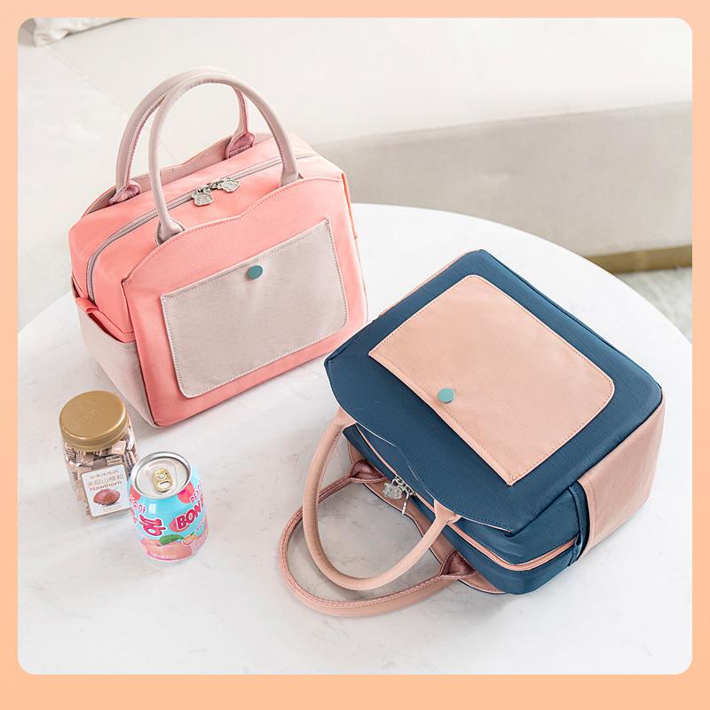 装饭盒袋子保温袋小学生餐包盒手提便当包铝箔加厚上班族提饭