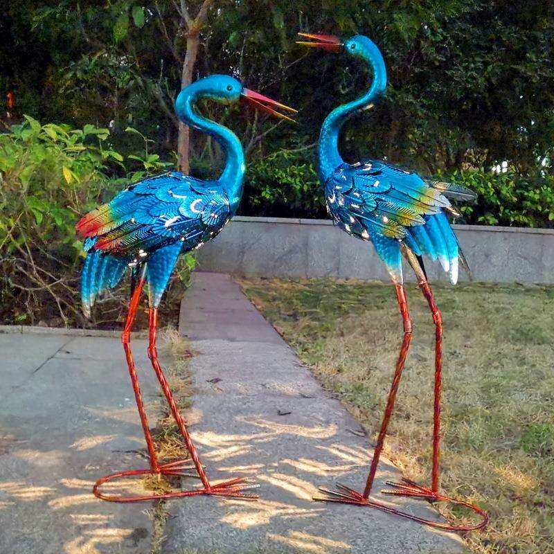 幼儿园装饰动物铁艺鹤低头款别墅小花园摆设庭院景观太阳能灯,机械设备,其他机械设备,淘宝优惠券,粉丝福利购,淘宝优惠卷