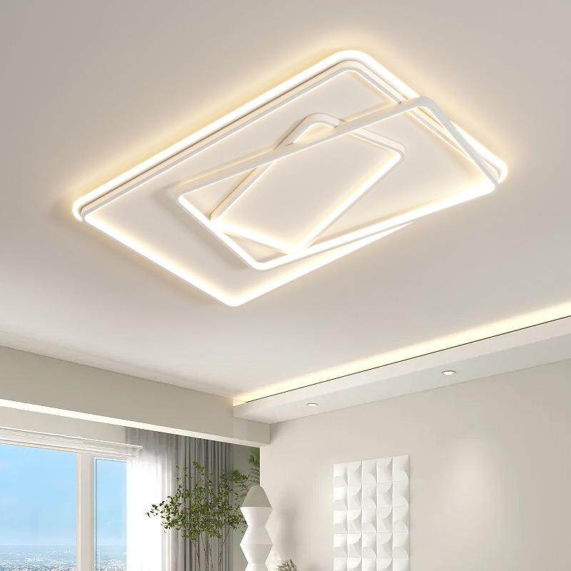 led客厅吸顶灯2024年新款房间灯大灯主卧室家用灯具大全三色护眼