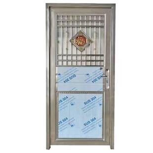 304不锈钢门加厚款厨房门阳台门入户门出租屋门杂物间门特厚款门