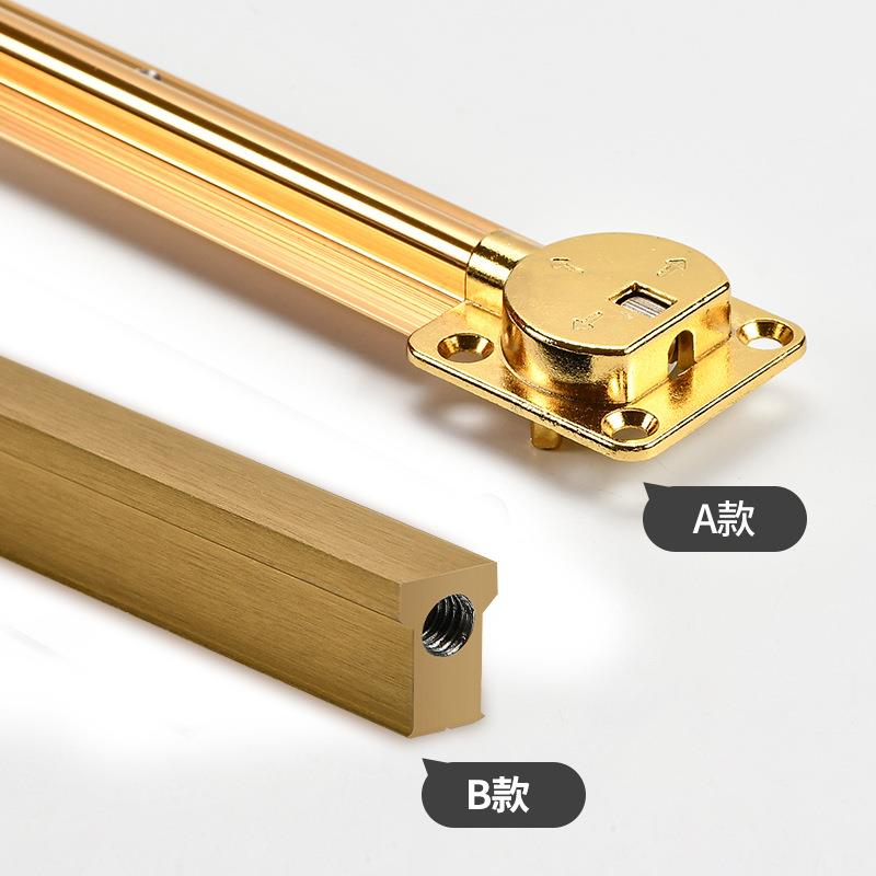 铝合金免开槽柜门拉直器威法防变形嵌入衣柜门板调直器矫正压条