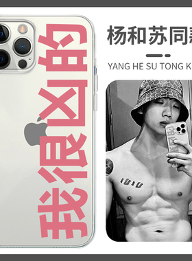 杨和苏手机壳keyNG苹果13华为mate40pro说唱iPhone14promax歌手rapper我很凶的oppo适用vivo小米11/12同款p40