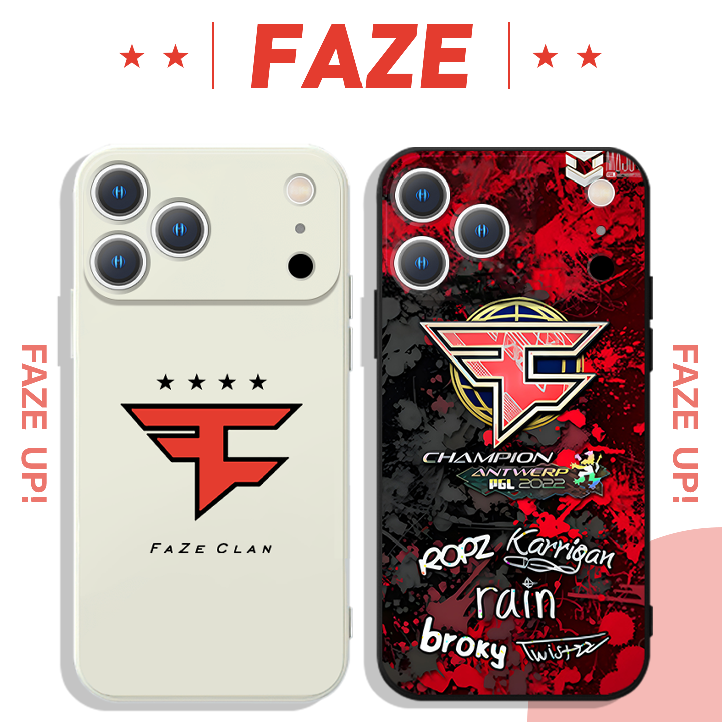 faze战队手机壳csgo联名签名