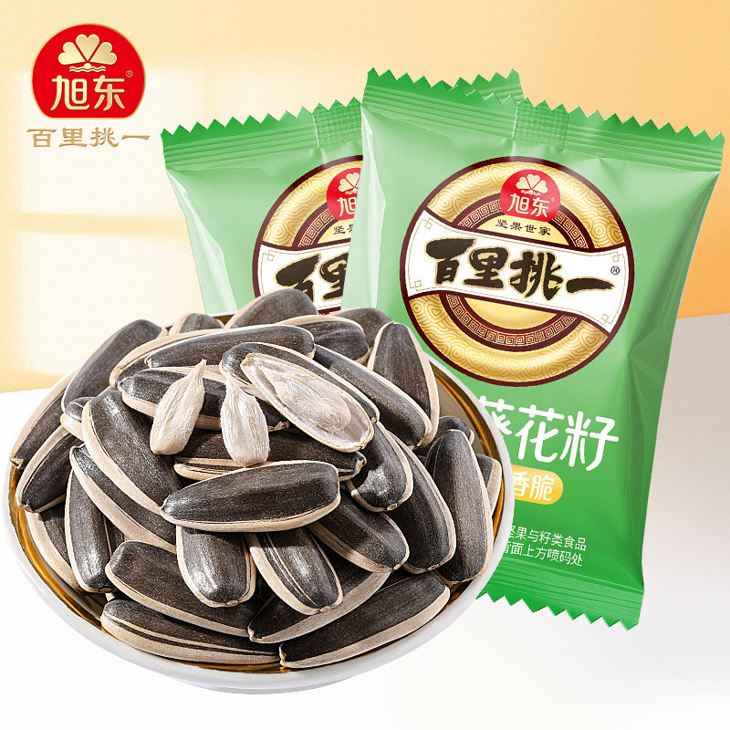 旭东葵瓜子原味大颗粒香酥葵花籽独立小包装办公追剧零食炒货休闲