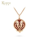K&IRENE可艾琳海马龙传承18K金玛瑙项链女款 送女友礼物