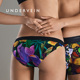 低腰性感舒适比基尼三角裤 纹里EDEN法式 印花莫代尔莱卡棉女士内裤