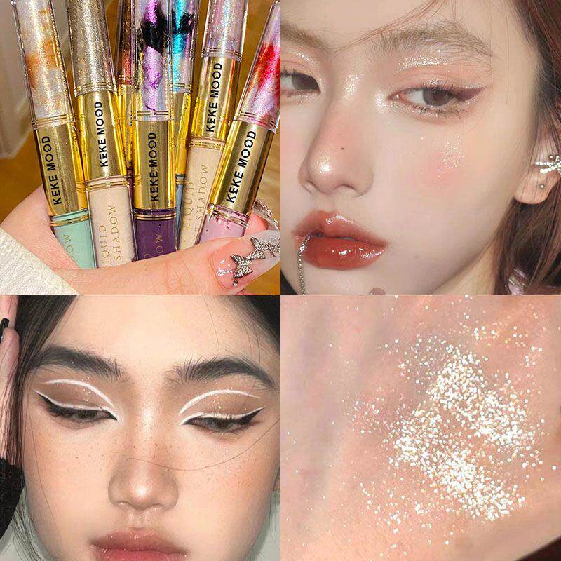 截断式眼妆双头液体影超