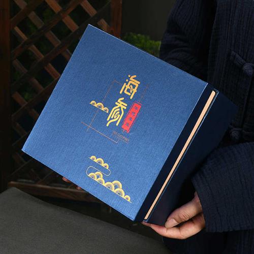 麦辞 海参盒子 礼品盒 高档250克500克 干海参包装盒空盒陶瓷罐