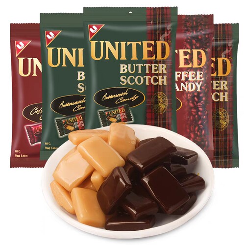泰国进口UNITED咖啡糖黄油糖140g