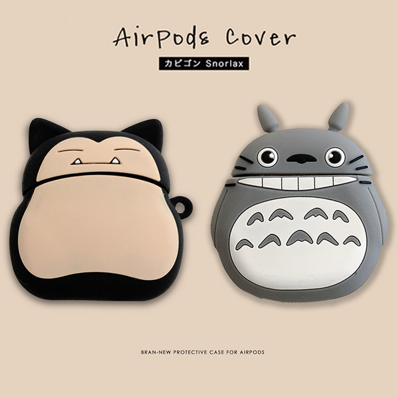 airpods保护套3苹果无线蓝牙耳机盒子套airpod2代壳潮1二三ipod壳套pro可爱ipods硅胶龙猫airpodspro卡比兽软