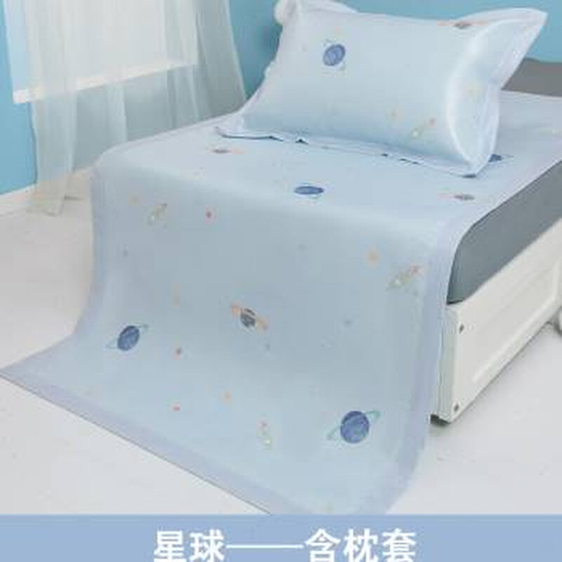 新品大学生宿舍专用凉席单人床冰丝草席子夏季天Q床垫12米可水洗
