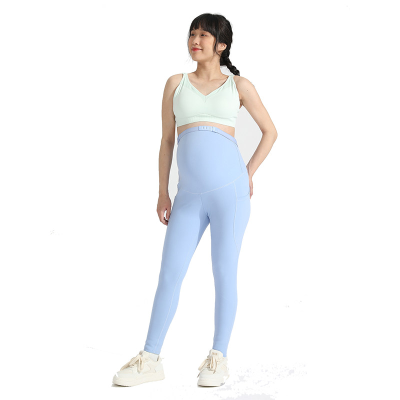 Mothertalk孕妇托腹可外穿舒适打底裤大码薄款松紧带瑜伽裤高端款