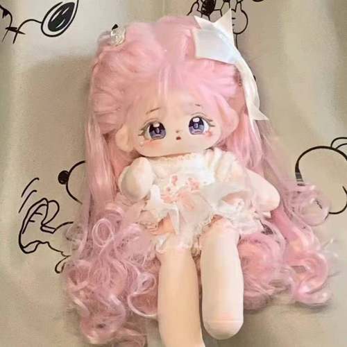 未晚高温丝长发长腿特体棉花娃娃女孩正版公仔玩偶裸娃送女生礼物