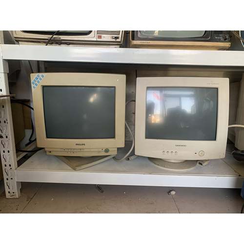 老式大头显示器老电脑老款台式电脑CRT显像管电脑14.15.17寸现货